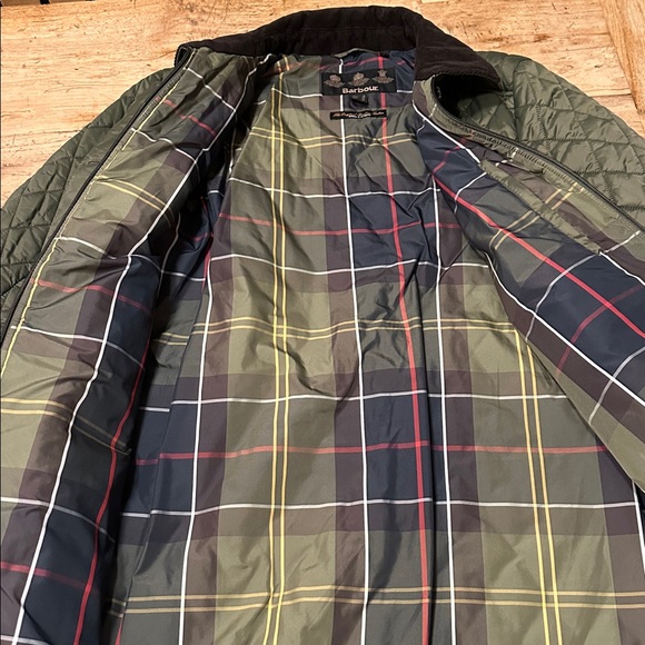 Barbour Olive Quilted Utility Jacket - Picture 11 of 11